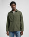 Lee Men's Paneled Overshirt In Oak Moss