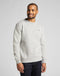 Lee Men's Patch Crew Sweatshirt in Grey Mele