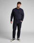Lee Men's Patch Crew Sweatshirt in Midnight Navy