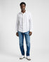 Lee Men's Patch Logo Shirt in Bright White