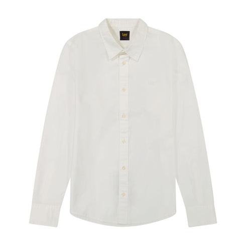 Lee Men's Patch Shirt In Bright White