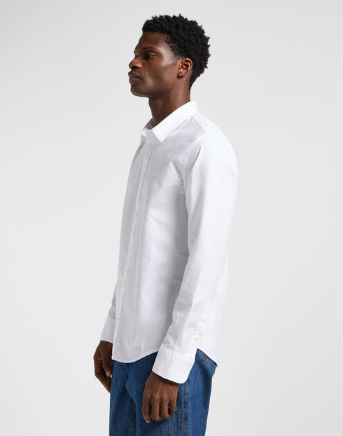 Lee Men's Patch Shirt In Bright White