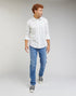Lee Men's Patch Shirt In Bright White