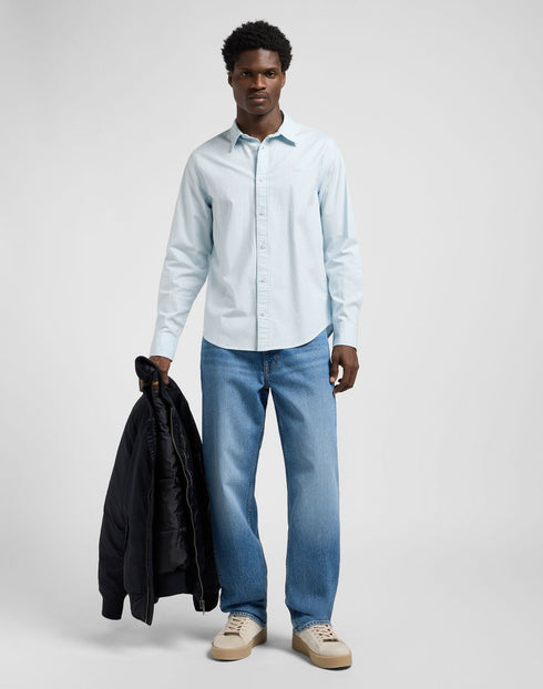 Lee Men's Patch Shirt In Dew