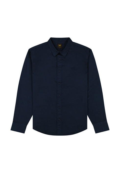 Lee Men's Patch Shirt In Rivet Navy