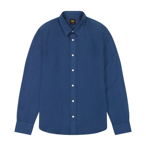Lee Men's Patch Shirt Orion Blue