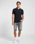 Lee Men's Pique Polo In Black - Rodeo In