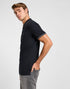Lee Men's Pique Polo In Black