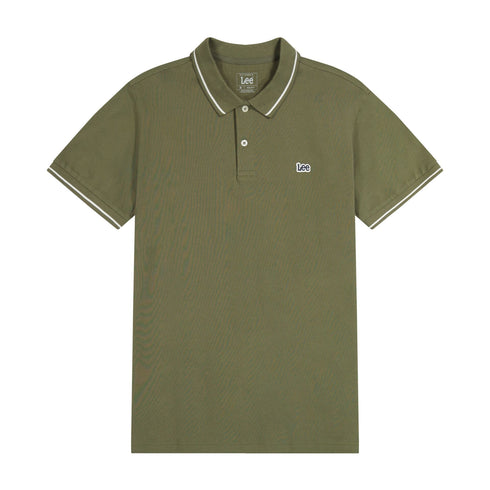 Lee Men's Pique Polo In Mercantile Green