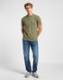 Lee Men's Pique Polo In Mercantile Green