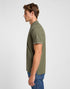Lee Men's Pique Polo In Olive Groove