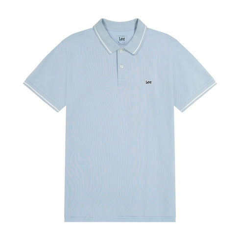 Lee Men's Pique Polo In Shy Blue
