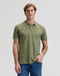 Lee Men's Pique Polo T-Shirt In Mercantile Green - Rodeo In
