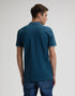 Lee Men's Pique Polo T-Shirt In Orion Blue - Rodeo In