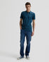 Lee Men's Pique Polo T-Shirt In Orion Blue - Rodeo In