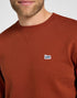 Lee Men's Plain Crew Sweatshirt in Sweet Maple