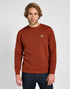 Lee Men's Plain Crew Sweatshirt in Sweet Maple