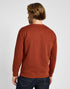 Lee Men's Plain Crew Sweatshirt in Sweet Maple