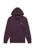 Lee Men's Plain Hoodie In Deep Wine