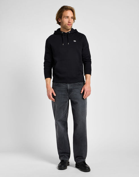 Lee Men's Plain Hoodie in Unionall Black