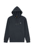 Lee Men's Plain Hoodie In Washed Black