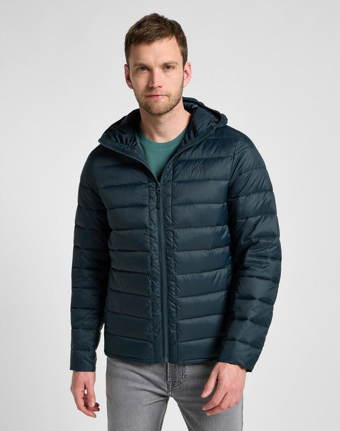 Lee Men's Puffer Jacket in Charcoal