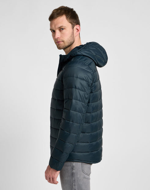 Lee Men's Puffer Jacket in Charcoal