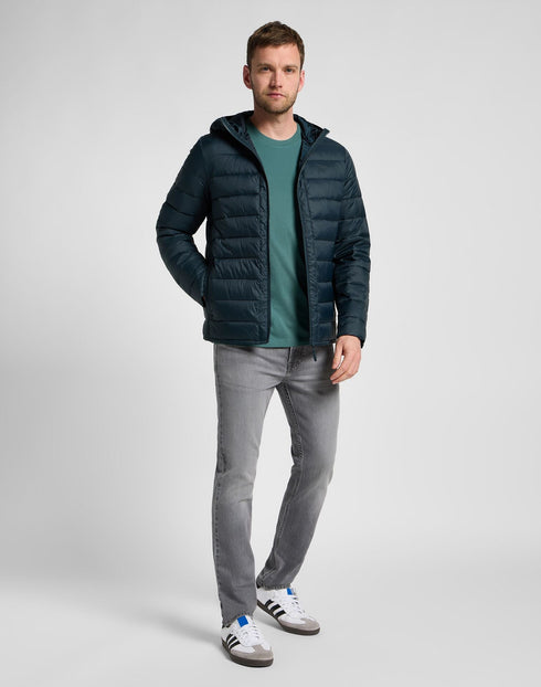 Lee Men's Puffer Jacket in Charcoal