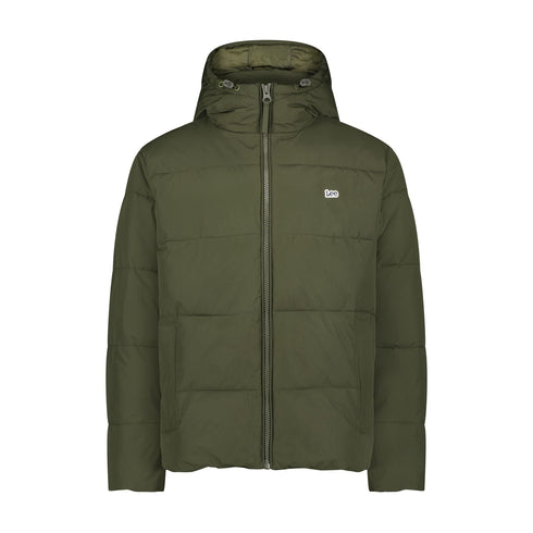 Lee Men's Puffer Jacket in Olive Night