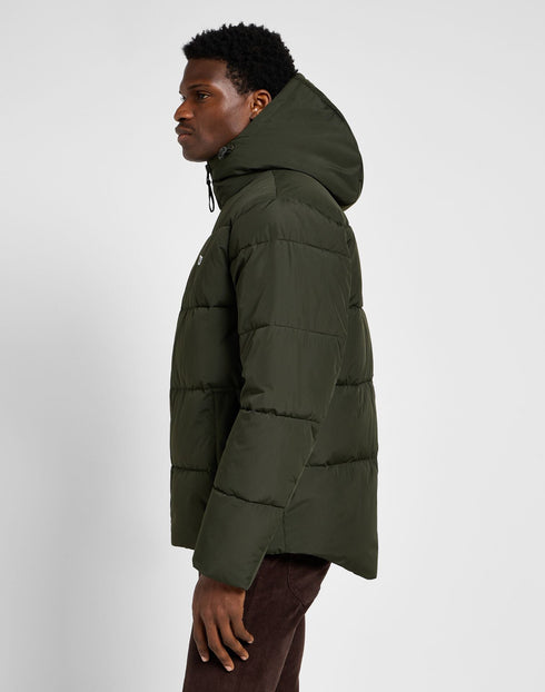 Lee Men's Puffer Jacket in Olive Night