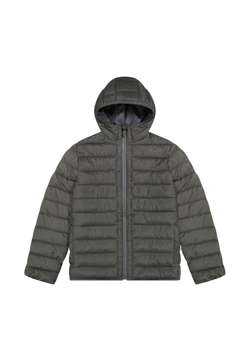 Lee Men's Puffer Jacket In Static Gray
