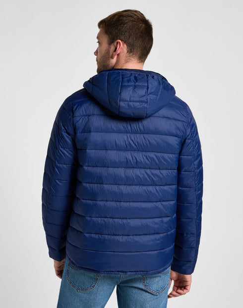 Lee Men's Puffer Jacket in True Navy - Rodeo In