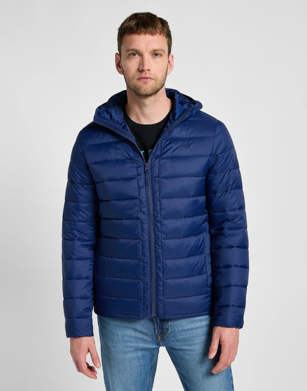 Lee Men's Puffer Jacket in True Navy - Rodeo In