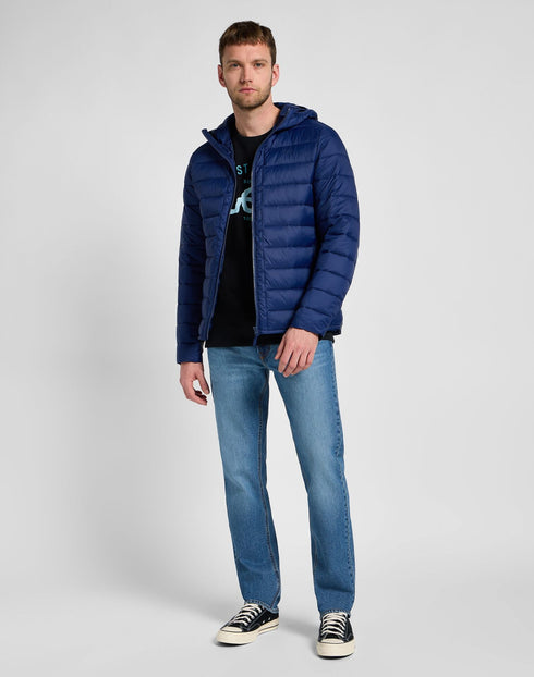 Lee Men's Puffer Jacket in True Navy - Rodeo In