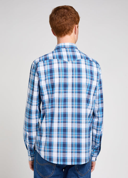Lee Men's Regular Shirt in Atlantic Bright White - Rodeo In
