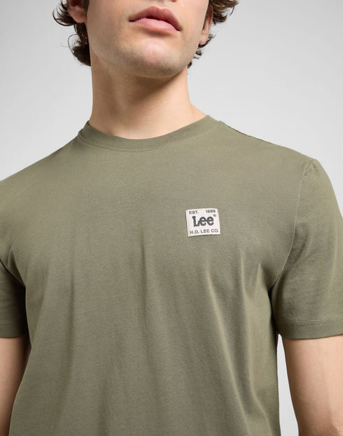 Lee Men's Regular T-Shirt in Woven Label Marcantile - Rodeo In