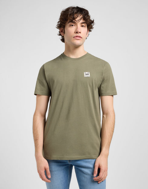 Lee Men's Regular T-Shirt in Woven Label Marcantile - Rodeo In