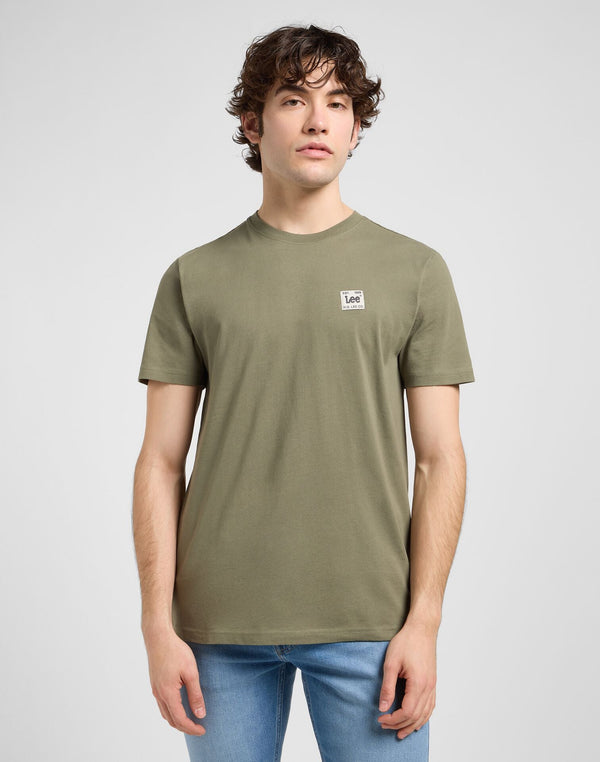 Lee Men's Regular T-Shirt in Woven Label Marcantile - Rodeo In