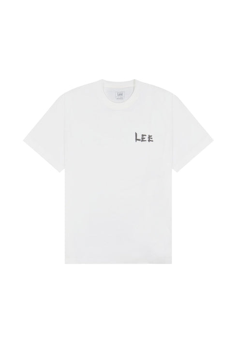 Lee Men's Relaxed Graphic T-Shirt in Ecru - Rodeo In