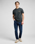 Lee Men's Relaxed Graphic T-Shirt in Washed Black - Rodeo In