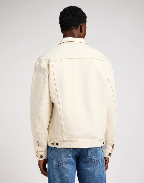 Lee Men's Relaxed Rider Jacket In Off White
