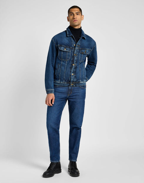 Lee Men's Relaxed Rider Jacket In Orchid Blue - Rodeo In