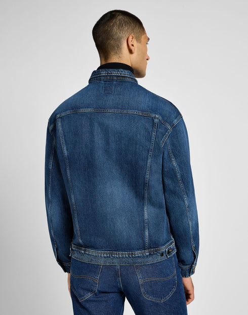Lee Men's Relaxed Rider Jacket In Orchid Blue - Rodeo In