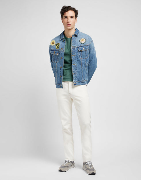 Lee Men's Relaxed Rider Jacket In Worn In Utlity