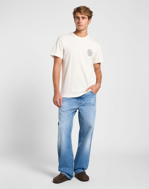 Lee Men's Relaxed T-Shirt in Ecru