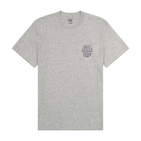 Lee Men's Relaxed T-Shirts In Grey Melee - Rodeo In