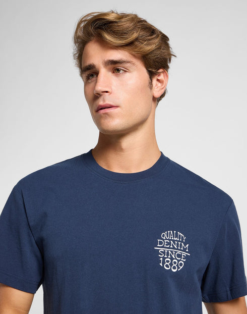 Lee Men's Relaxed T-Shirts In Mood Indigo