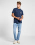 Lee Men's Relaxed T-Shirts In Mood Indigo - Rodeo In
