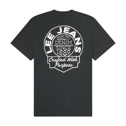 Lee Men's Relaxed T-Shirts In Washed Black