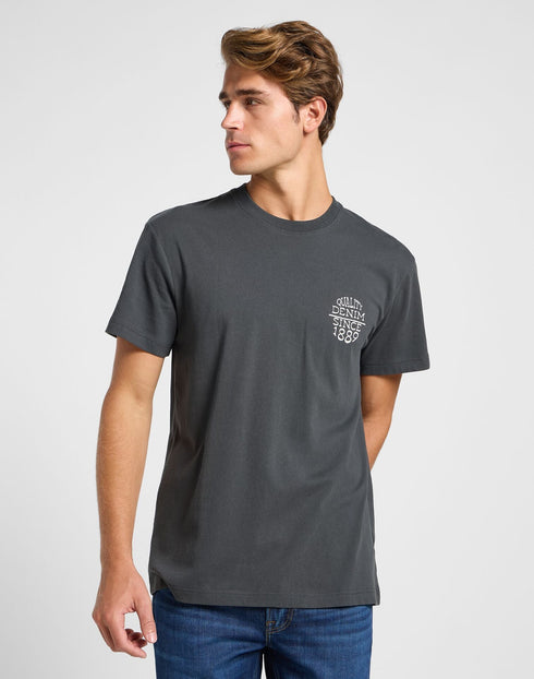 Lee Men's Relaxed T-Shirts In Washed Black